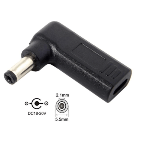 USB Type-C PD トリガーアダプター DC 18V-20V 電源プラグ ノートパソコン用