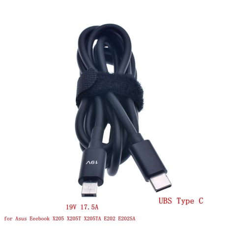 [PDC-Eeebook] USB Type-C PD トリガーケーブル DC 20V 電源プラグ 充電ケーブル ASUS Eeebook ノートパソコン用