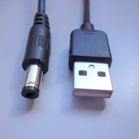 [QC12.0-5521] USB電源ケーブル Type-A ＜QC3.0 DCケーブル＞ 急速充電器用 DC プラグ 線長 約1.0m (DC12.0V サイズ：5.5mm×2.1mm)