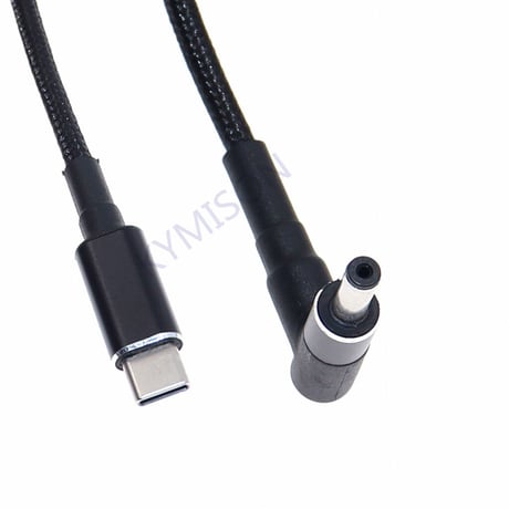 100W/5A対応 eMarker内蔵 USB PD トリガーケーブル DC 18V-20V 電源プラグ 充電用ケーブル 1.8m Lenovo ASUS 東芝  用 (4.0mm/1.35mm)