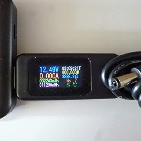 [UQC-12V] USB電源ケーブル 急速充電専用 Type-A QCトリガーケーブル （QC2.0/3.0対応） DC プラグ 外径5.5mm/内径2.1mm（2.5mm) (12V)
