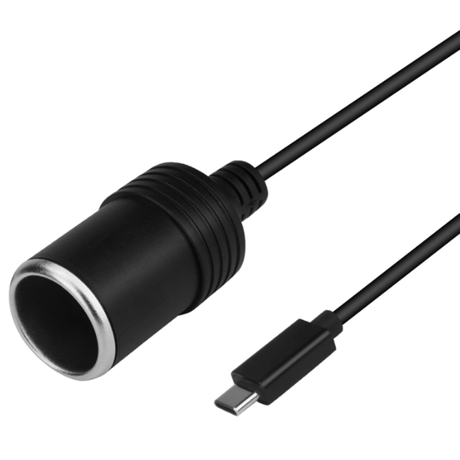[PDC-15CIG] 車載機器が家庭用コンセントでも使える変換アダプター USB PD シガーソケット 交換用で 15V/ 3A（最大45W）までの車載用品をご家庭で使える。