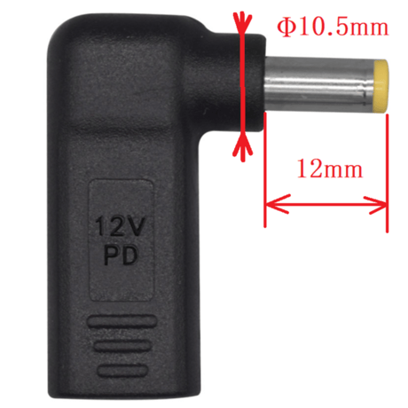 [PDA12-EIAJ2] USB 12V PD トリガーアダプター FT5D/ FT3D/ FT2D/ FT1D/ VX6/ VX7/ VX8/ FT60/FT70D をモバイルバッテリーで充電可能