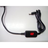 電圧表示機能付き エフェクター用 PDトリガーケーブル DC プラグ 外径5.5mm/内径2.1mm  センターマイナス(12V)