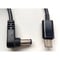 SONY製CB無線機(ICB-87R等)用 電源 急速充電専用 USB Type-C PDトリガーケーブル センターマイナス ケーブル長 150cm L型プラグ