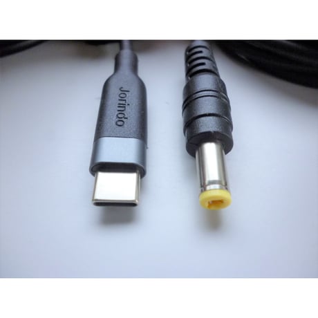 [PDC-12V-5525] USB Type-C PD　　トリガーケーブル DC12V タブレット用充電ケーブル 1.8ｍ （プラグ径：5.5mm/2.5mm）