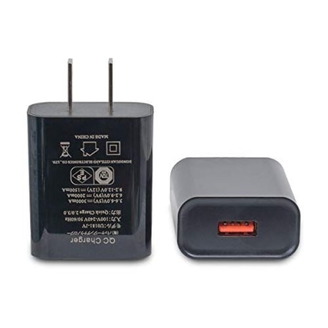 [U0181-JV] USB急速充電器 18W ACアダプー PSE 認証済み (USB Type-A QC2.0/3.0対応)