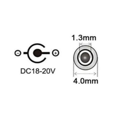 [PDC-4013] USB Type-C PD トリガーケーブル DC 20V 電源プラグ 充電ケーブル ノートパソコン用 (4.0mm/1.35mm)