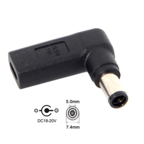 USB Type-C PD トリガーアダプター DC 18V-20V 電源プラグ ノートパソコン用