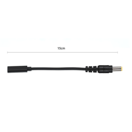 [PDN-12V-5525] USB PD トリガーケーブル DC12V 電源プラグ 充電用ショートケーブル  (5.5mm×2.5mm)
