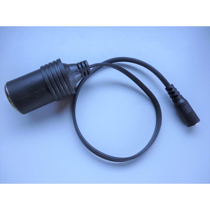 CIG-5521S] シガーソケット DC 5521 ソケット変換ケーブル 線長 約40cm