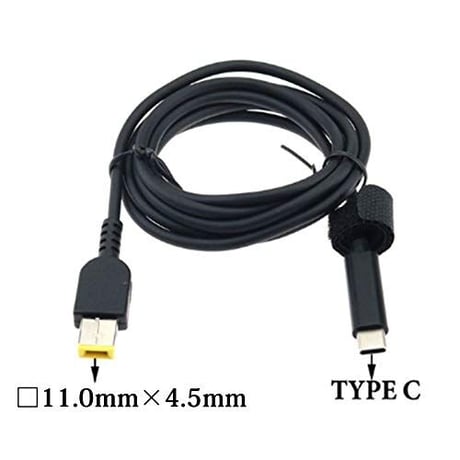 [PDC-1145] USB Type-C PD トリガーケーブル DC 20V 電源プラグ 充電ケーブル Lenovo レノボノートパソコン用 (11.0mm/4.5mm)