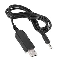 [QC30ADJ-5521] USB電源ケーブル 急速充電専用 Type-A QCトリガーケーブル ＜QC3.0対応> 出力電圧設定ボタン付き DC プラグ (外径5.5mm 内径2.1mm)