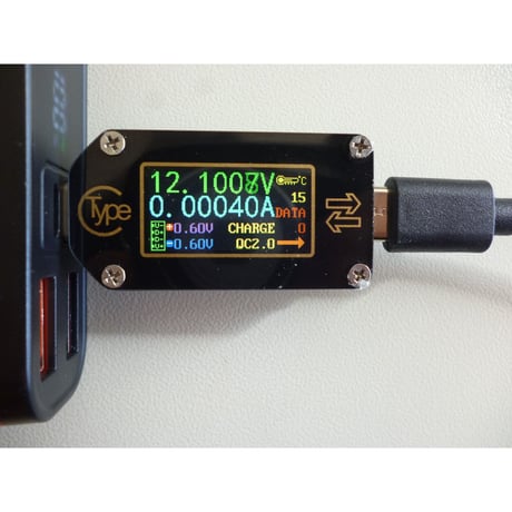 [QC12.0C-5521-15] マキタ 暖房ベスト・ジャケット・ひざ掛け 対応 12V出力 USB Type-C QCトリガーケーブル