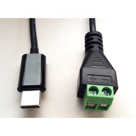 ターミナルブロック 2ピンコネクタ出力 USB PD トリガー ショートケーブル