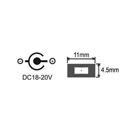 [PDC-1145] USB Type-C PD トリガーケーブル DC 20V 電源プラグ 充電ケーブル Lenovo レノボノートパソコン用 (11.0mm/4.5mm)