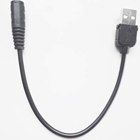[QC7.2-47517S] USB TypeAから7.2Vを取り出す ファン付き作業服 電熱ベスト電源ケーブル (バートル・ミズノなどに対応）