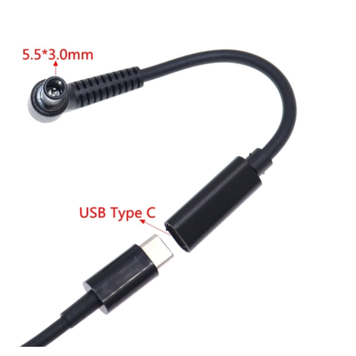 PDN-5533] USB PD トリガーケーブル DC 18V-20V 電源プラグ 充電用