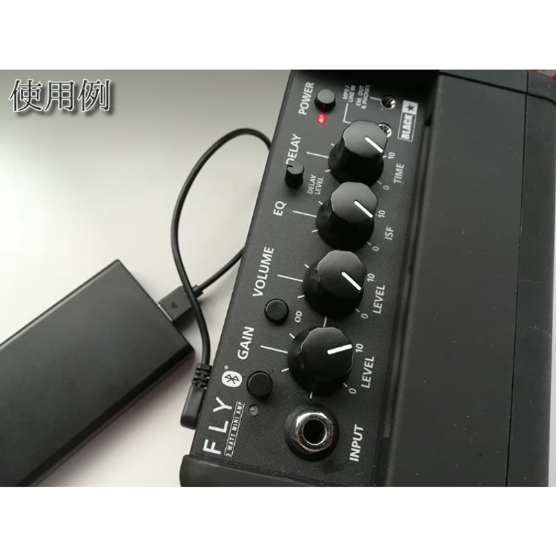 BLACKSTAR ブラックスター ギターアンプ をモバイルバッテリーで BLACKSTAR ブラックスター ギターアンプ をモバイルバッテリーで