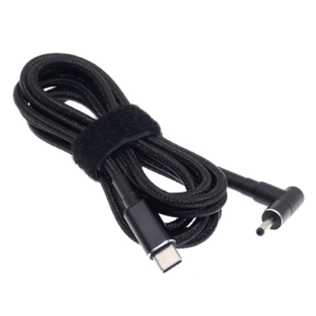 100W対応 eMarker内蔵 USB PDトリガーケーブル DC 18V-20V 電源プラグ 充電用ケーブル ノートパソコン用 1.8m(3.0mmx1.1mm Acer ノートパソコン用)