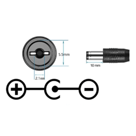 USB 5V から DC 9V/12V の出力が切り替え可能な充電ケーブル、ギターエフェクトペダル充電USBケーブル、センターマイナス（-）、最大電流1A