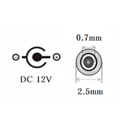 USB電源ケーブル Type-C PD トリガーケーブル  DCプラグ 外形2.5mm(2.35mm)/内径0.7mm 12V出力用 <PD/PD PPS 両対応>
