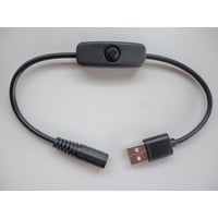 USB TypeAから9.0V/12Vを取り出す 切り替えスイッチ付き QC トリガーケーブル ファン付き作業服 電熱ベスト電源ケーブル (バートルなどに対応）