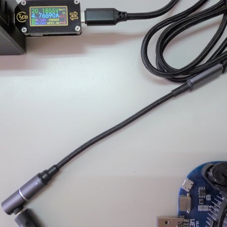 マグネット式 PD トリガーケーブル （20V専用）＜ケーブル＋プラグセット＞