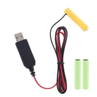 [BE-4x3] ダミー電池 ＵＳＢ接続タイプ ケーブル長１ｍ (単4×3（4.5V）)