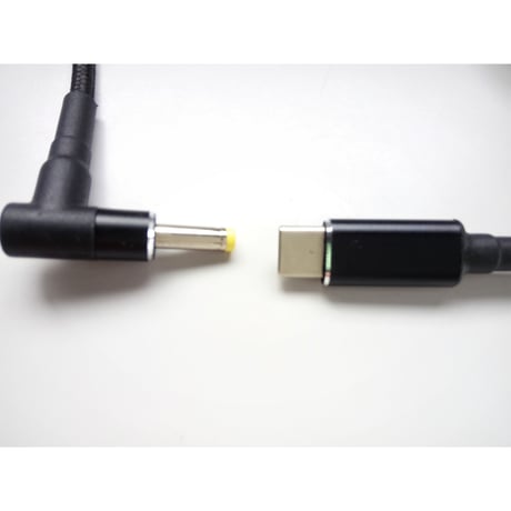 100W/5A対応 eMarker内蔵 USB PD トリガーケーブル DC 18V-20V 電源プラグ 充電用ケーブル 1.8m ASUS Lenovo HP 用 (4.0mm/1.7mm)