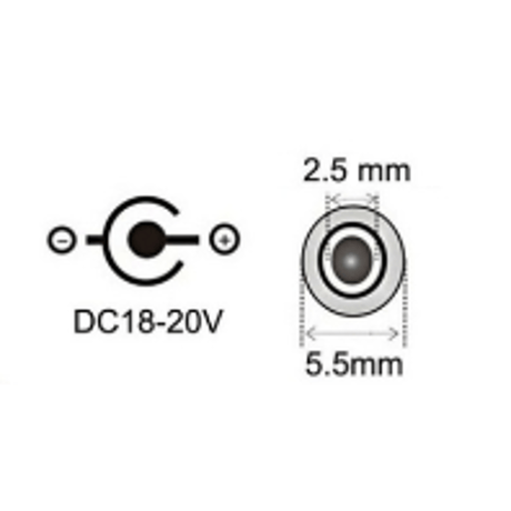 100W/5A対応 eMarker内蔵 USB PD トリガーケーブル DC18V-20V 電源プラグ 充電用ケーブル 1.8m acer 東芝 ASUS Lenovo 用 (5.5mm/2.5mm)