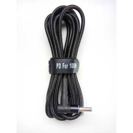 100W/5A対応 eMarker内蔵 USB PD トリガーケーブル DC 18V-20V 電源プラグ 充電用ケーブル 1.8m HP 用 (4.5mm/3.0mm)