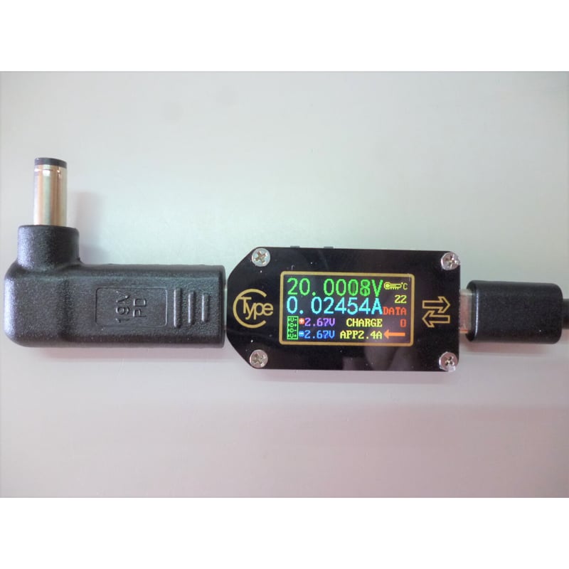 USB Type-C PD トリガーアダプター DC 18V-20V 電源プラグ ノートパソコ