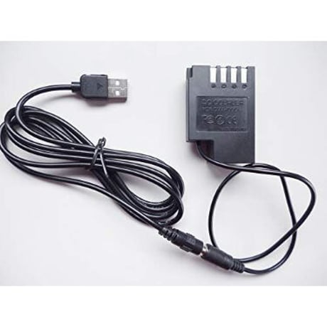 [QC-DCC12]ＤＣ カプラー + ＵＳＢ電源ケーブル Type-A QCトリガーケーブル バッテリー Panasonic製対応