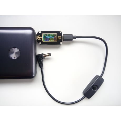 USB ON/OFF スイッチ付き PD トリガーケーブル YAESU製ポータブル機  FT-818/FT-817対応 (DC15V）