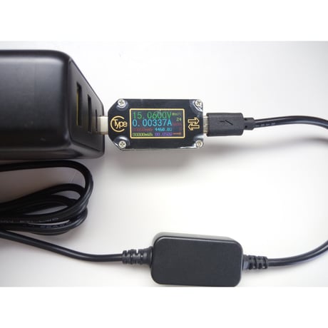 USB電源ケーブル Type-C PD トリガーケーブル  DCプラグ 外形3.5mm/内径1.35mm 15V出力用