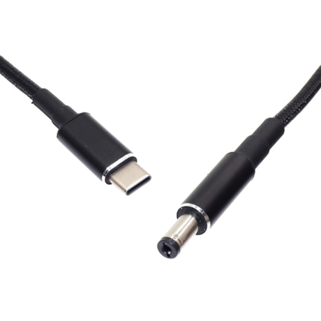 100W/5A対応 eMarker内蔵 USB PD トリガーケーブル DC18V-20V 電源プラグ 充電用ケーブル 1.8m 汎用 (5.5mm/2.1mm)