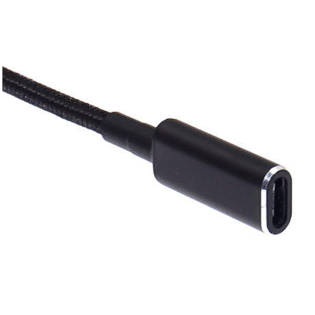 [PDE-7450HP] 100W 対応 eMarker内蔵 USB PD トリガーケーブル DC18V-20V 電源プラグ 充電用ショートケーブル ノートパソコン用 (7.4mm×5.0mm HP)