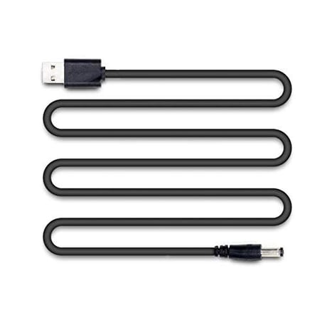 [UQC-09V] USB電源ケーブル 急速充電専用 Type-A QCトリガーケーブル （QC2.0/3.0対応） DC プラグ 外径5.5mm/内径2.1mm（2.5mm) (9V)