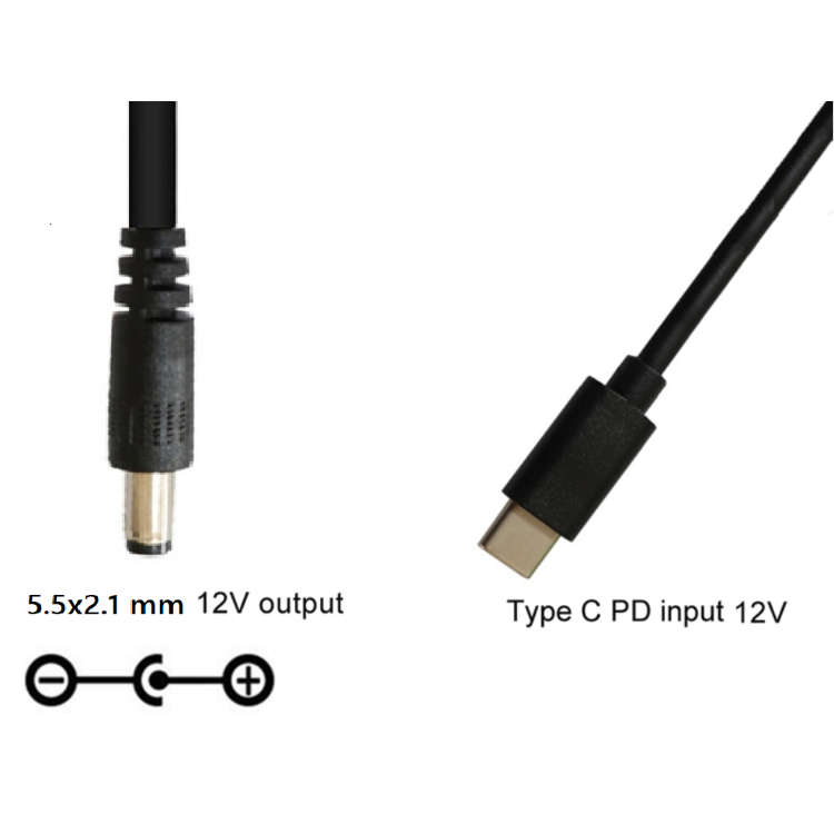 USB Type-C PD トリガー 12V 家電専用 DC変換ケーブル PKT Shop