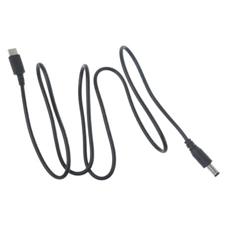 USB電源ケーブル Type-C PDトリガーケーブル DC プラグ 外径5.5mm/内径2.1mm (40cm or 1m)