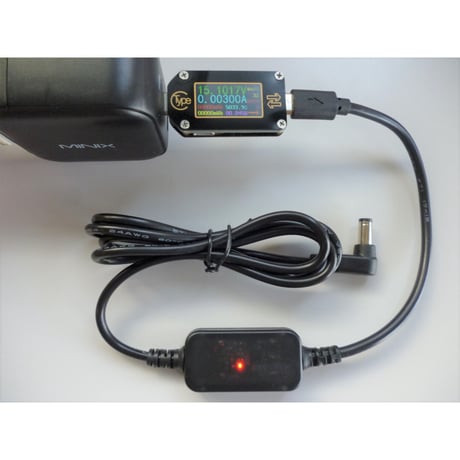 USB電源ケーブル Type-C PDトリガーケーブル ICOM製ポータブル機 IC-705対応 (DC15V)