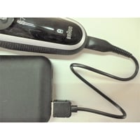 USB QC トリガーケーブル Braun ブラウン電動カミソリ・電動歯ブラシ用 充電アダプター互換 USB充電ケーブル (12.0V)