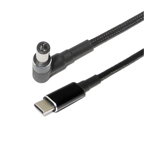 100W/5A対応 eMarker内蔵 USB PD トリガーケーブル DC18V-20V 電源プラグ 充電用ケーブル 1.8m ASUS 用 (6.0mm/3.7mm)