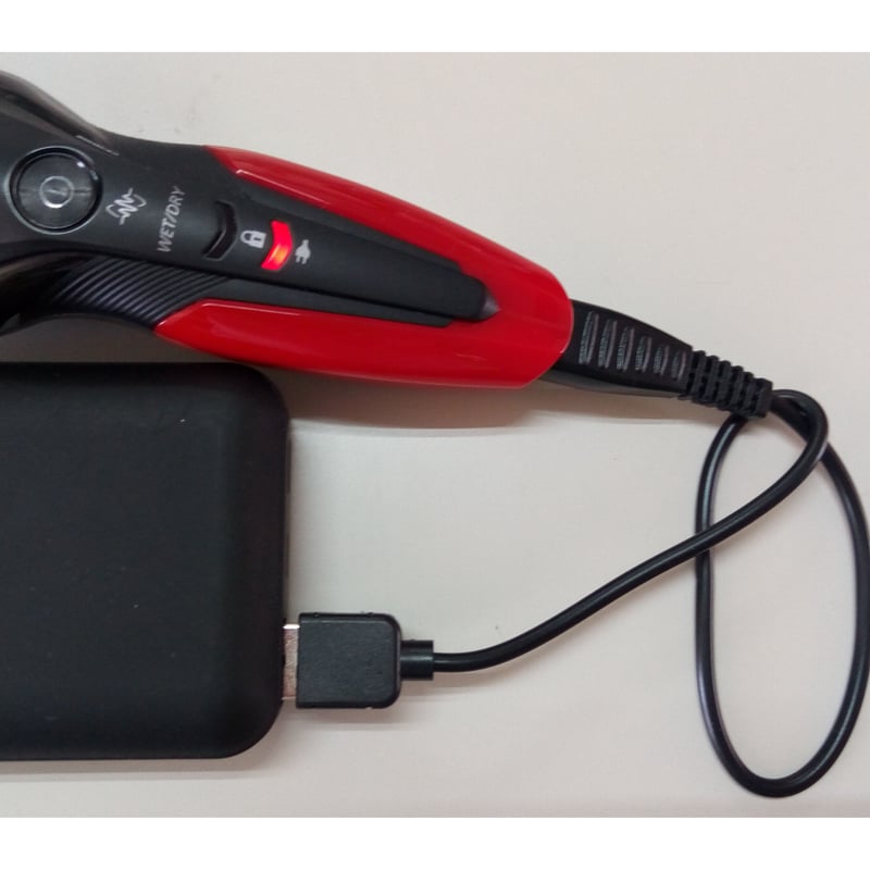 USB QC トリガーケーブル パナソニック電動カミソリ・電動歯ブラシ用