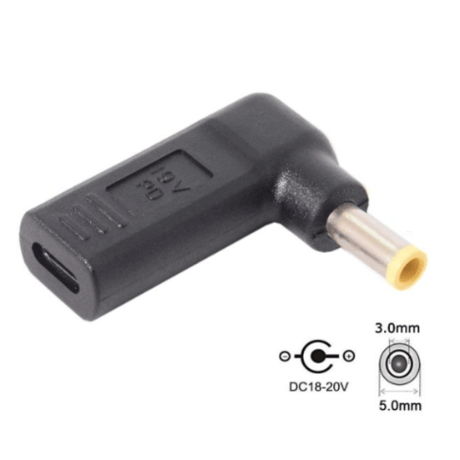 USB Type-C PD トリガーアダプター DC 18V-20V 電源プラグ ノートパソコン用