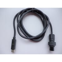 [PDC-12HDX] HONDEX/ホンデックス製ポータブル魚探専用  USB PDトリガーケーブル 防水コネクタ仕様 （線長:約1m/36W<12V-3A>)