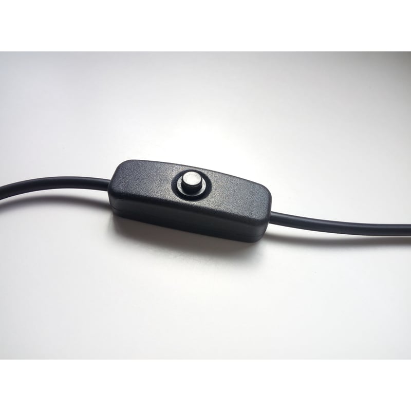 自動電源オンオフ　給電　100V ON/OFF スイッチ付き Type-C 電源ケーブル (Type-Cプラグ/Type-Cプ