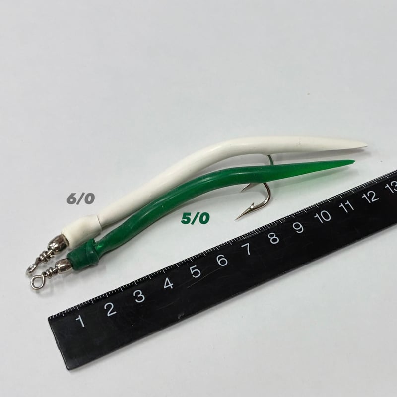 ヘラ針6/0　船ヒラメDen ekte gummimakken i 50 ar グミマック針（5本入）サイズ6/0・5/0 | 川口釣具店