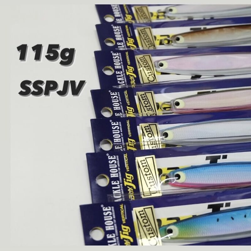 115g 【TACKLE HOUSE】P-BoyJig バーチカルスパークリング 115g 【TACKLE HOUSE】P-BoyJig バーチカルスパークリング